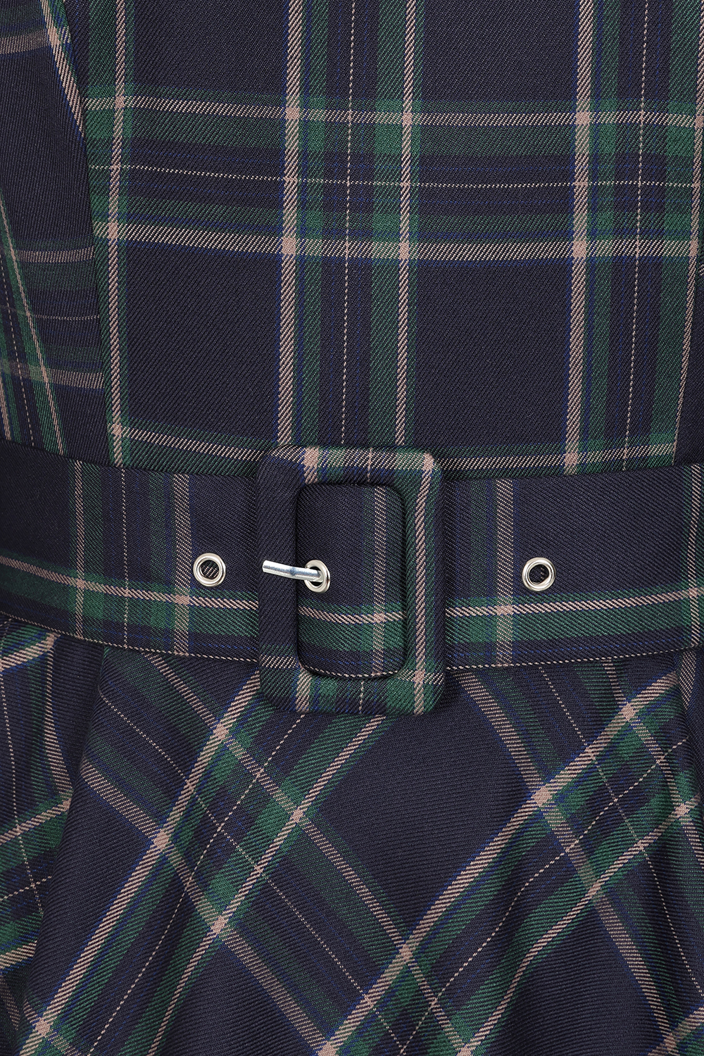 Cece Tartan Swing Dress in Extended Sizing
